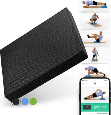Produktbild von Famanu Balance Pad XXL - Wackelkissen für Gleichgewichtstraining - Gymnastikmatte für zusätzliche Übungen