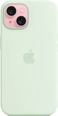Produktbild von Apple iPhone 15 Sil Case MagS Soft Mint