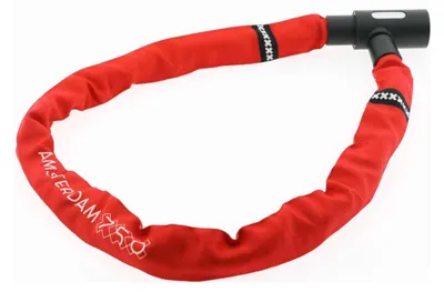 Image de Antivol Python Amsterdam 750 chaîne rouge