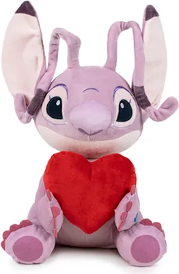 Produktbild von Angel mit Herz Sitting 30cm W/SOUND Plüschfigur Lilo und Stitch Stofftier mit Sound