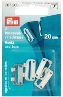 Produktbild von Prym Rockbundverschlüsse ST 20 mm silberfarbig