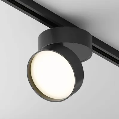 Produktbild von Maytoni ONDA 1-Phasen System UNITY LED Stromschienenleuchte 18W 3000K Schwarz 11,1 cm Warmweiss