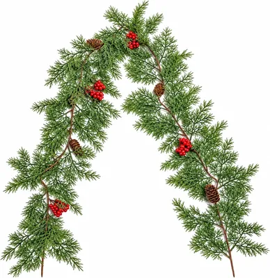 Zdjęcie produktu dla Girlanda z tworzywa sztucznego imitująca szyszki, długość 180 cm, naturalna dekoracja, idealna na jesień i zimę