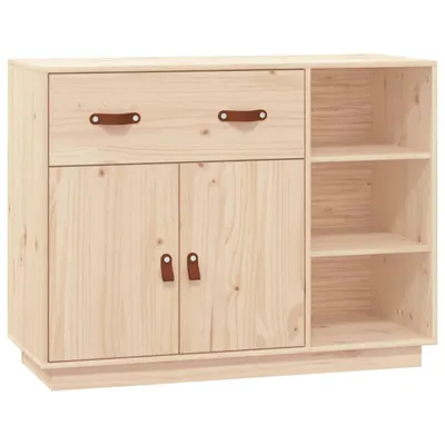 Zdjęcie produktu dla vidaXL Kredens 98,5x40x75 cm lite drewno sosnowe