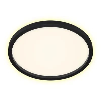 Produktbild von Briloner LED Panel Cadre schwarz Ø 42,5 cm warmweiß, Backlight-Effekt