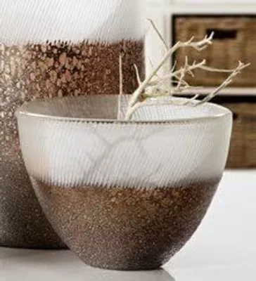 Produktbild von Gilde Glas Windlicht/Vase Lanzarote 39957