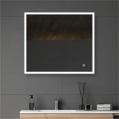 Image de Miroir LED rectangulaire cadre rétro-éclairé ECLIPS