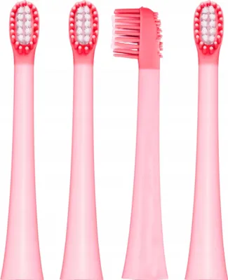 Produktbild von VITAMMY DINO, Ersatzgriffe für DINO Zahnbürsten, pink, 4St