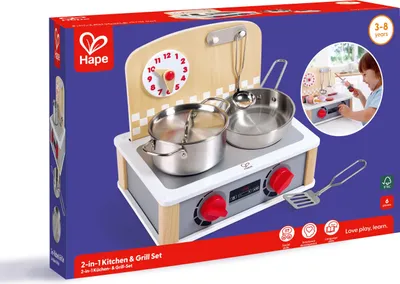Produktbild von 2-in-1 Küchen- & Grill-Set , Puppenzubehör