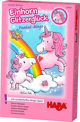 Produktbild von Einhorn Glitzerglück – Funkel-Bingo