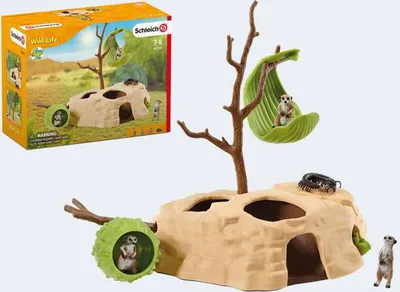 Produktbild von Schleich  Wild Life 42530 Erdmännchen Hügel