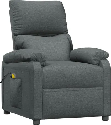 Produktbild von vidaXL Massagesessel Dunkelgrau Stoff