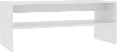 Immagine prodotto di Tavolino bianco 100x40x40 cm materiale a base di legno