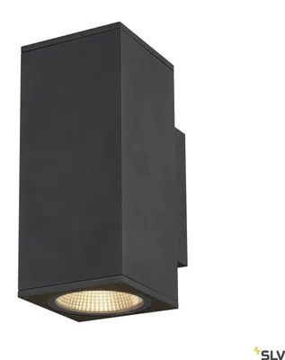 Produktbild von SLV 1003419 ENOLA SQUARE UP/DOWN M Outdoor LED Wandleuchte anthrazit CCT 3000/4000K IP65