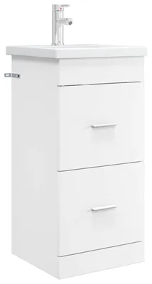 Immagine prodotto di vidaXL Mobile da bagno con lavabo, bianco, 42 x 40 x 84,5 cm
