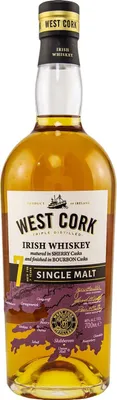 Produktbild von West Cork 7 Jahre - Sherry Cask Matured - Single Malt Irish Whiskey