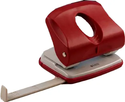 Produktbild von Bürolocher / mit Ansatzschiene / Farbe: rot