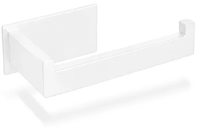 Produktbild von ECENCE Toilettenpapierhalter ohne Bohren selbstklebend Edelstahl 304 in Weiss Klopapierhalter Rolle