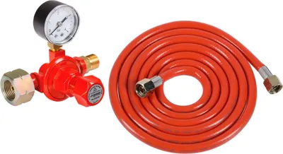 Produktbild von ROTHENBERGER Industrial Regler Manometer 0,5-4 bar Schlauch 5m Abflammgeräte 3/8" 5&11kg Gasflaschen - 1500005312
