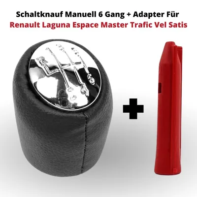 Produktbild von Schaltknauf Manuell 6 Gang + Adapter Für Renault Laguna Espace Master Trafic Vel Satis
