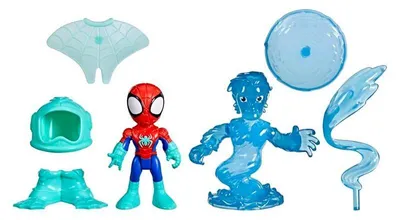 Immagine prodotto di Hasbro Marvel Spidey e i suoi fantastici amici, set da 2 personaggi "Waterwebs"
