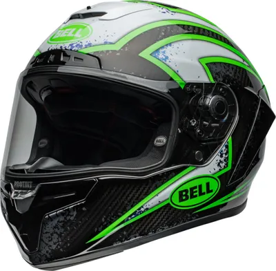 Zdjęcie produktu dla Kask Bell Race Star DLX Flex Xenon, czarny/zielony/srebrny, M (57/58)