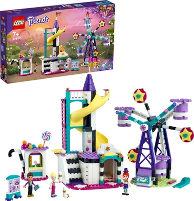 Produktbild von LEGO 41689 Friends Magisches Riesenrad mit Rutsche, Freizeitpark mit Zaubertricks