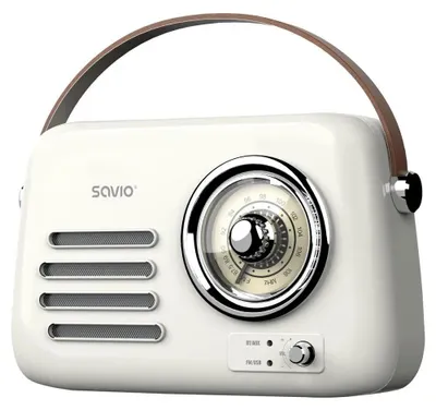 Image de Savio RS-02 radio Portable Analogique Blanc