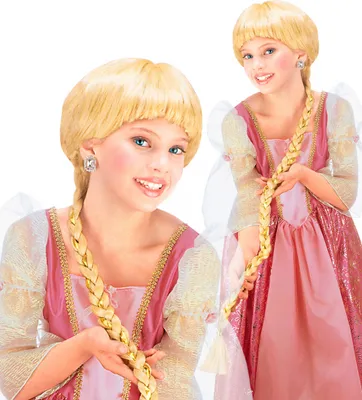 Produktbild von Kinderperücke Rapunzel blond für Fasching & Karneval