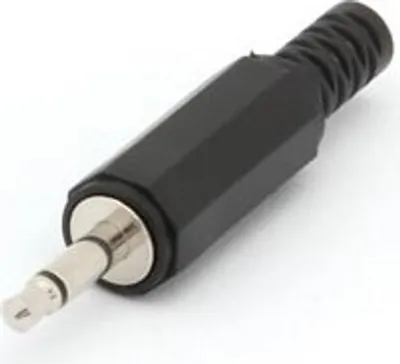 Obrázek produktu pro 3,5 mm MONO KONEKTOR - PLASTOVÝ, ČERNÝ