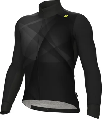 Produktbild von ALÉ Langarm Fahrradtrikot für den Winter - R-EV1 QUICK - Schwarz L