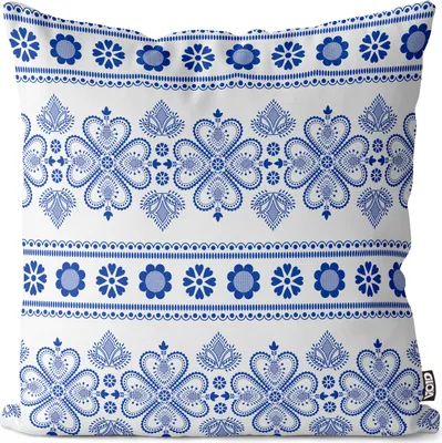 Produktbild von VOID Nordisches Muster Blumen Kissenbezug Kissenhülle Sofakissen Kissen Deko Outdoor-Kissen Dekokissen