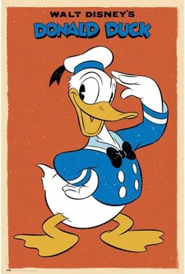 Produktbild von Disney - Donald Duck - Tv Kinder Klassiker Poster Plakat Druck