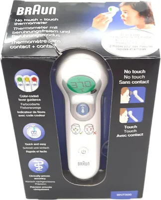 Produktbild von Braun Sensian 5 Berührungsloses Stirnthermometer Zuhause Farbcodiertes Medical Innovativ