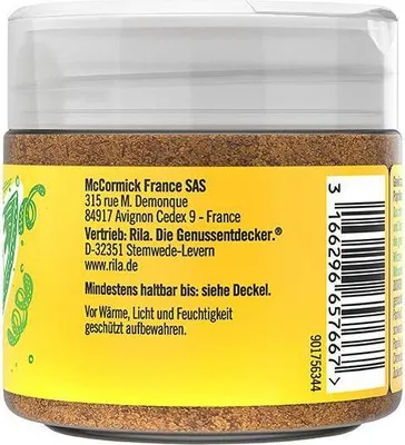 Produktbild von McCormick Der Zitronige Allrounder Mix 100g Gewürzmischung frischer Zitruskick