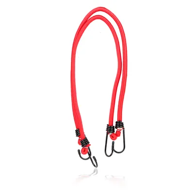 Produktbild von alca® Gepäckspanner 2 St. 60cm rot Spanngurte Expander mit Stahlhaken verstellbar & dehnbar - für Auto Fahrrad Motorrad Möbel & Transport