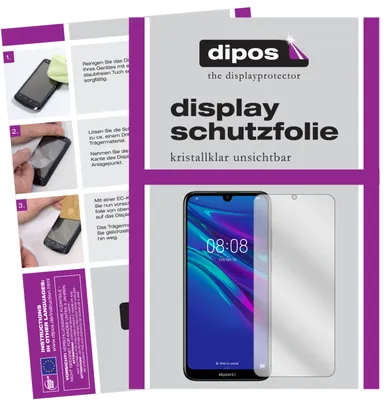 Obrázek produktu pro 2x čirá ochranná fólie displeje pro Huawei Y6 Prime (2019) ochranná fólie displeje dipos