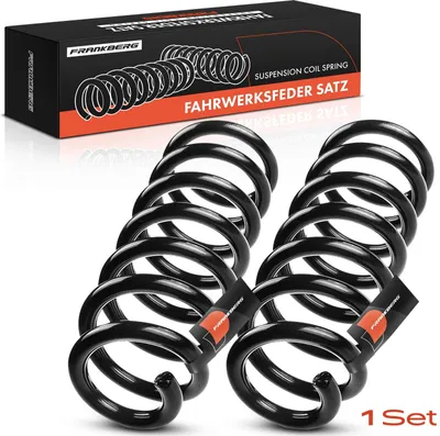 Image de Frankberg 2x Ressort de suspension essieu arrière pour Peugeot 607 9D 9U 2.0L 2.2L 2.7L 3.0L 2004-2011