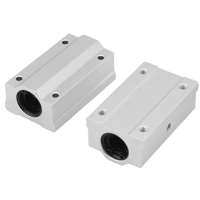 Zdjęcie produktu dla 2 sztuki 12 mm SCS12LUU Aluminiowe bloki ślizgowe z łożyskami kulkowymi do CNC