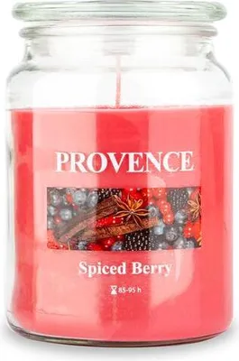 Obrázok produktu pre Sviečka V Skle S Víčkom 510G Spiced Berry,1 Knot