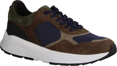 Produktbild von Xsensible Rialto Herren, Sneaker, bequem, Brown Combi, Leder/Textil - Herrenschuhe Sneaker / Schnürschuh, Braun, leder/textil&nbsp