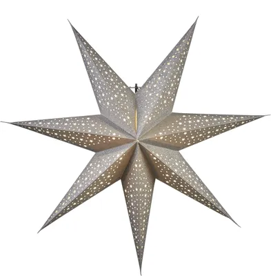 Produktbild von Star Trading 501-26, Leichte Dekorationsfigur, Silber, Stern, 600 mm, 600 mm, 150 mm
