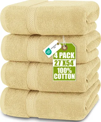 Productafbeelding van Utopia Handdoeken, premium badhanddoeken set, 4-delig, (68 x 137 cm), 100% ringgesponnen katoen