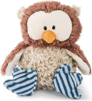 Produktbild von NICI 48079 Kuscheltier Eule Oscar 50cm mit drehbarem Kopf, BRAUN, 50 cm