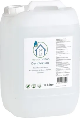 membraclean desinfectie voor oppervlakken en voorwerpen - 10 liter