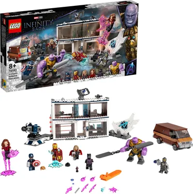 Produktbild von LEGO 76192 Marvel Super Heroes Avengers: Endgame - Letztes Duell Set, Spielzeug für Kinder ab 8 Jahren mit Superhelden Figuren