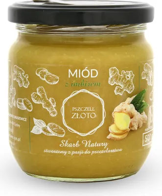 Produktbild von IMKERSHOP Honig mit Ingwer 0,5 Kg Honig Imkerei Bienenhaltung