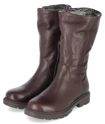 Produktbild von Andrea Conti Damen Winterstiefel Braun Glattleder Größe: 38