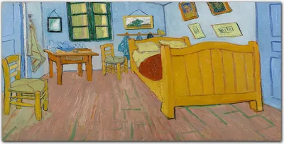 Produktbild von Coloray - Bild aus Glas - 120x60 cm - wanddekoration Küche glasblock mit bild Dekoration wohnzimmer gehärtetes Glas - Schlafzimmer in Arles Van Gogh