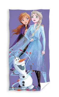 Produktbild von Carbotex FROZEN Strandtuch Badetuch Duschtuch 70x140cm FRO2295004